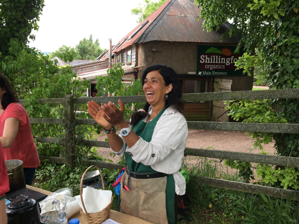 Fatma Sabat, farm school creator and facilitator, shillingford organics, pic by exploring exeter