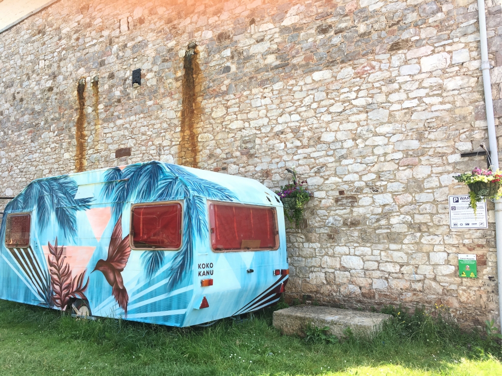 Cocktail bus at The Boatshed Theatre by Stephanie Darkes, Exploring Exeter, 2017
