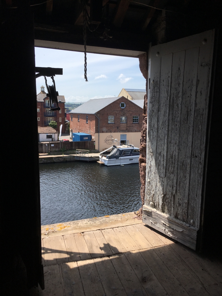 The view from the rehearsal room from the Boat Shed, by stephanie Darkes, Exploring exeter