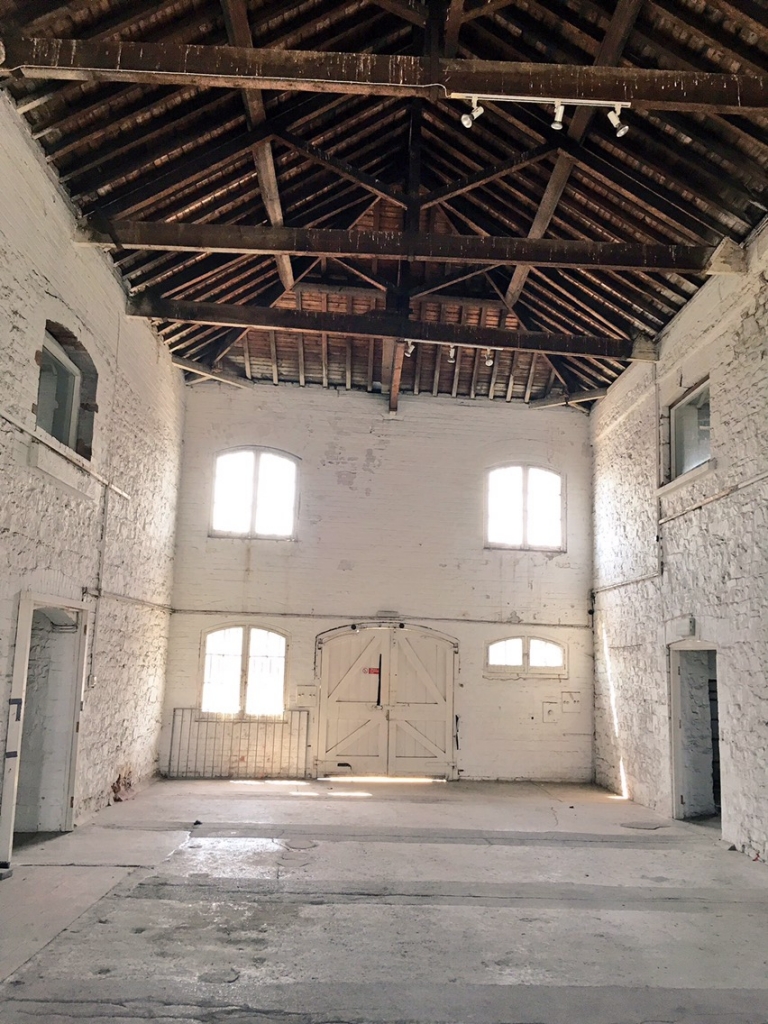 The Boatshed Theatre inside by Stephanie Darkes, Exploring Exeter, 2017