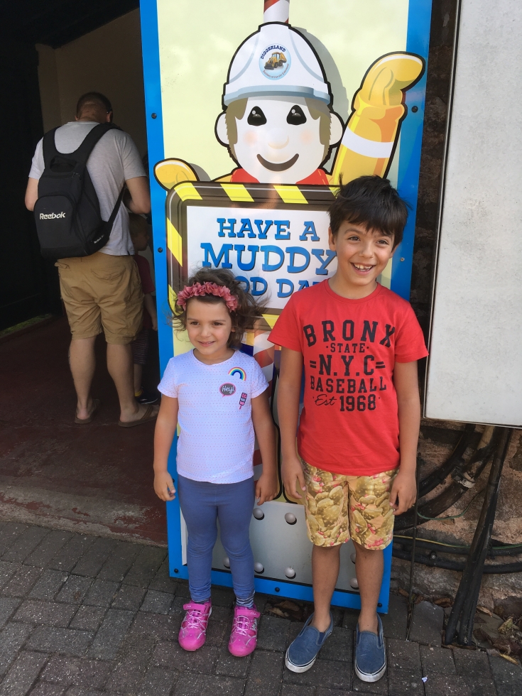 A day out at Diggerland Devon by exploring exeter