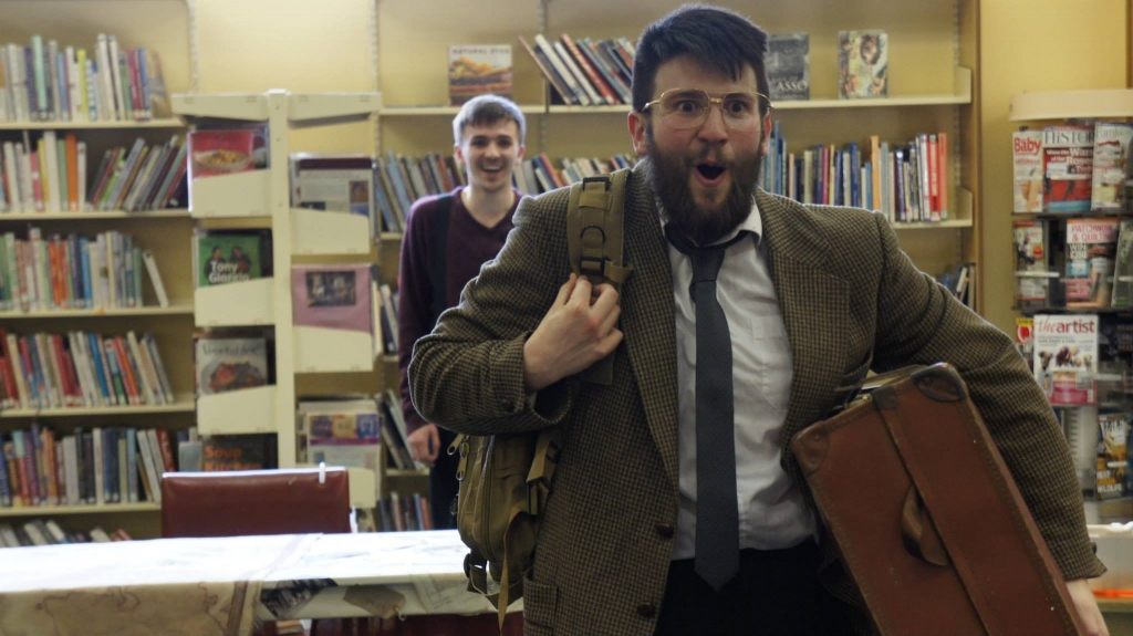 Matthew and Michael at Deaf Academy by royal academy for deaf education, exploring exeter, pic by Erin Walcon