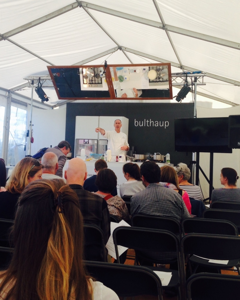 Exeter cookery school at powderham food festival for exploring exeter