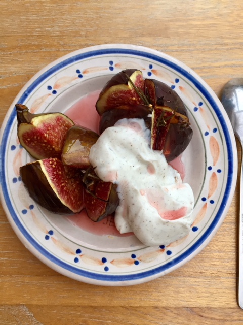 Roasted fig with, Princesshay Honey And rosemary by crunch nutrition for Exploring Exeter