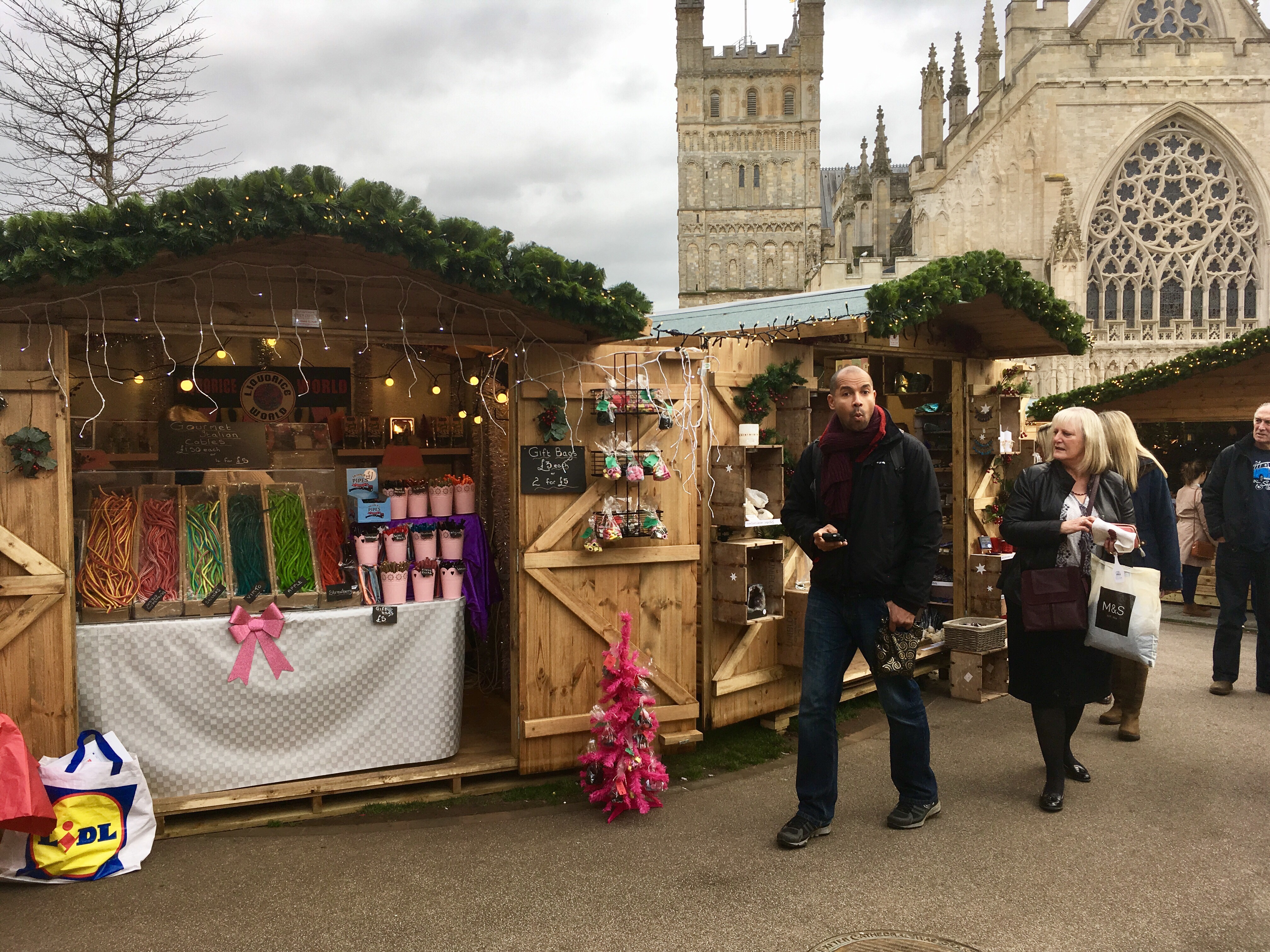 Christmas is coming! Exeter's Christmas Market. Exploring Exeter 2017