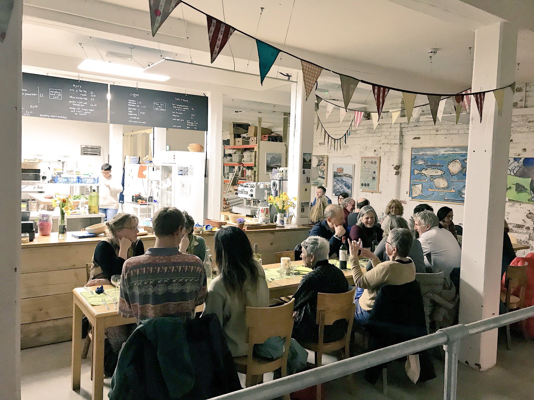 Pop up dinner at The Boatyard Bakery and Scripts for Supper with MasterChef semi-finalist Annie McKenzie, Exploring Exeter 2018