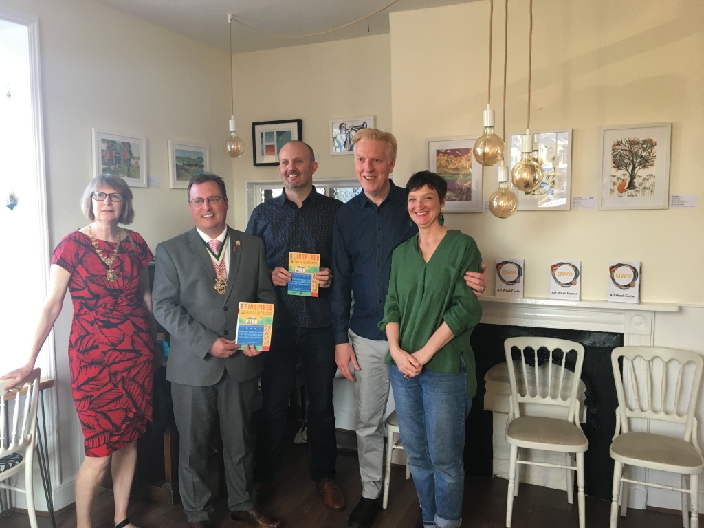Exeter Illustrators exhibition open at The Welcome Cafe, Exploring Exeter