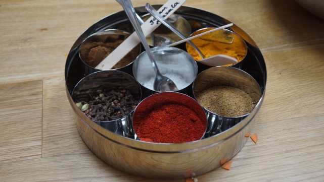 Indian cooking at Exeter cookery school, exploring exeter