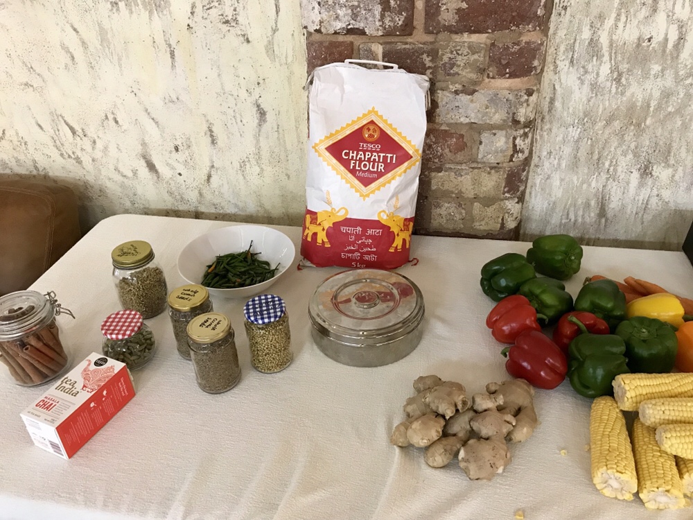 Indian cooking at Exeter cookery school, exploring exeter