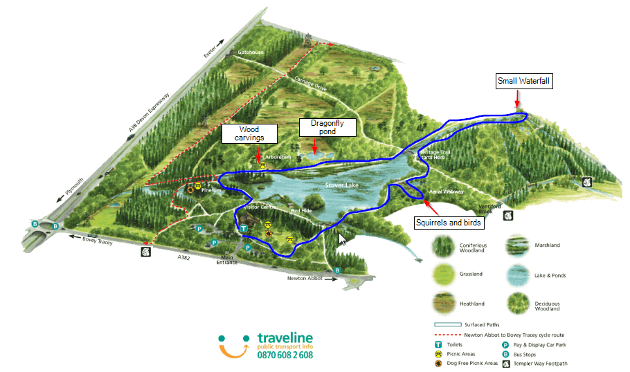 Wildlife Walks at Stover Country Park Nature Reserve, Newton Abbot