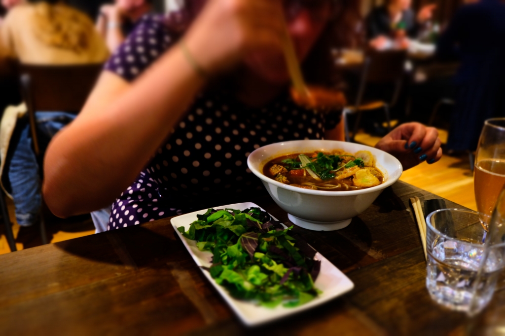 Dining out at Pho Exeter for the win!, pic by Exploring Exeter 2018