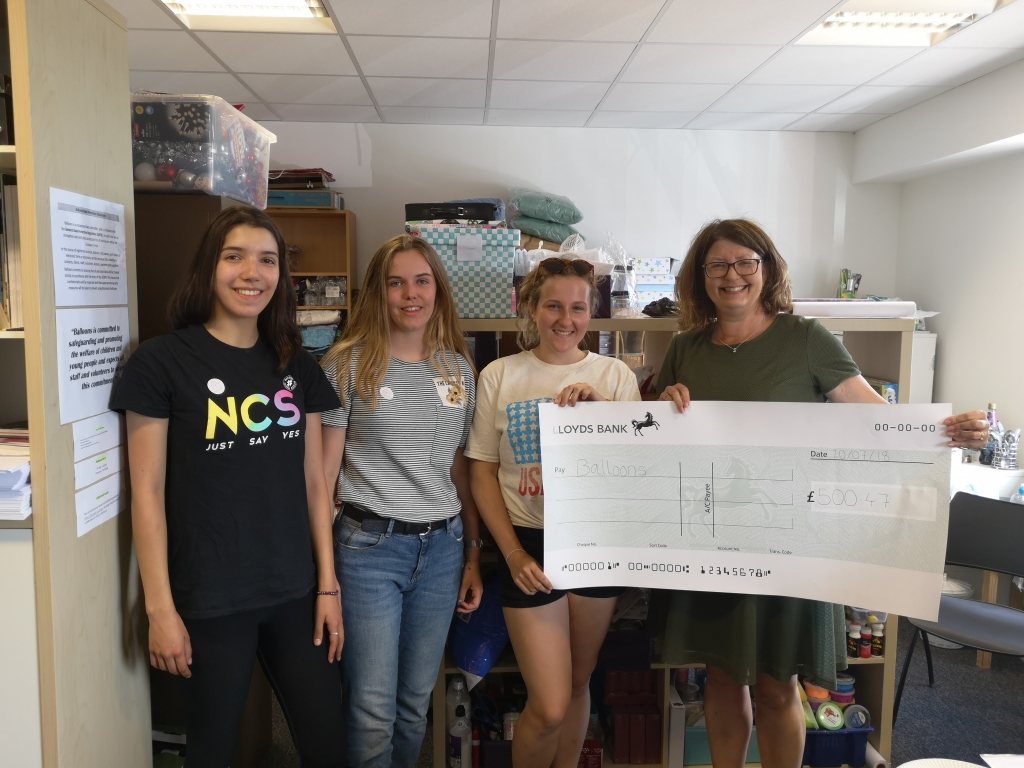 Local charity Balloons help children and young people overcome the loss of a loved one