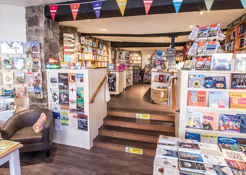 crediton community bookshop in crediton devon, exploring exeter 2020