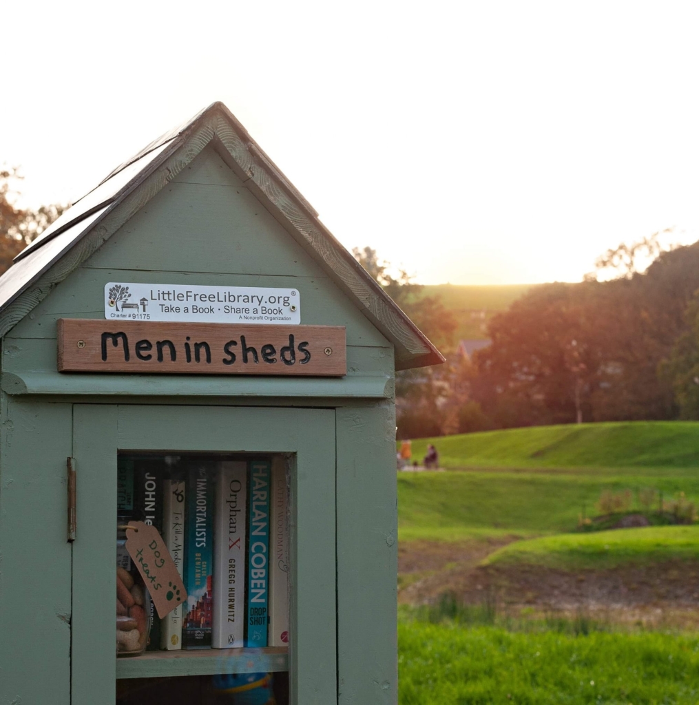 Men in Sheds, Age UK Exeter, Little Free Library