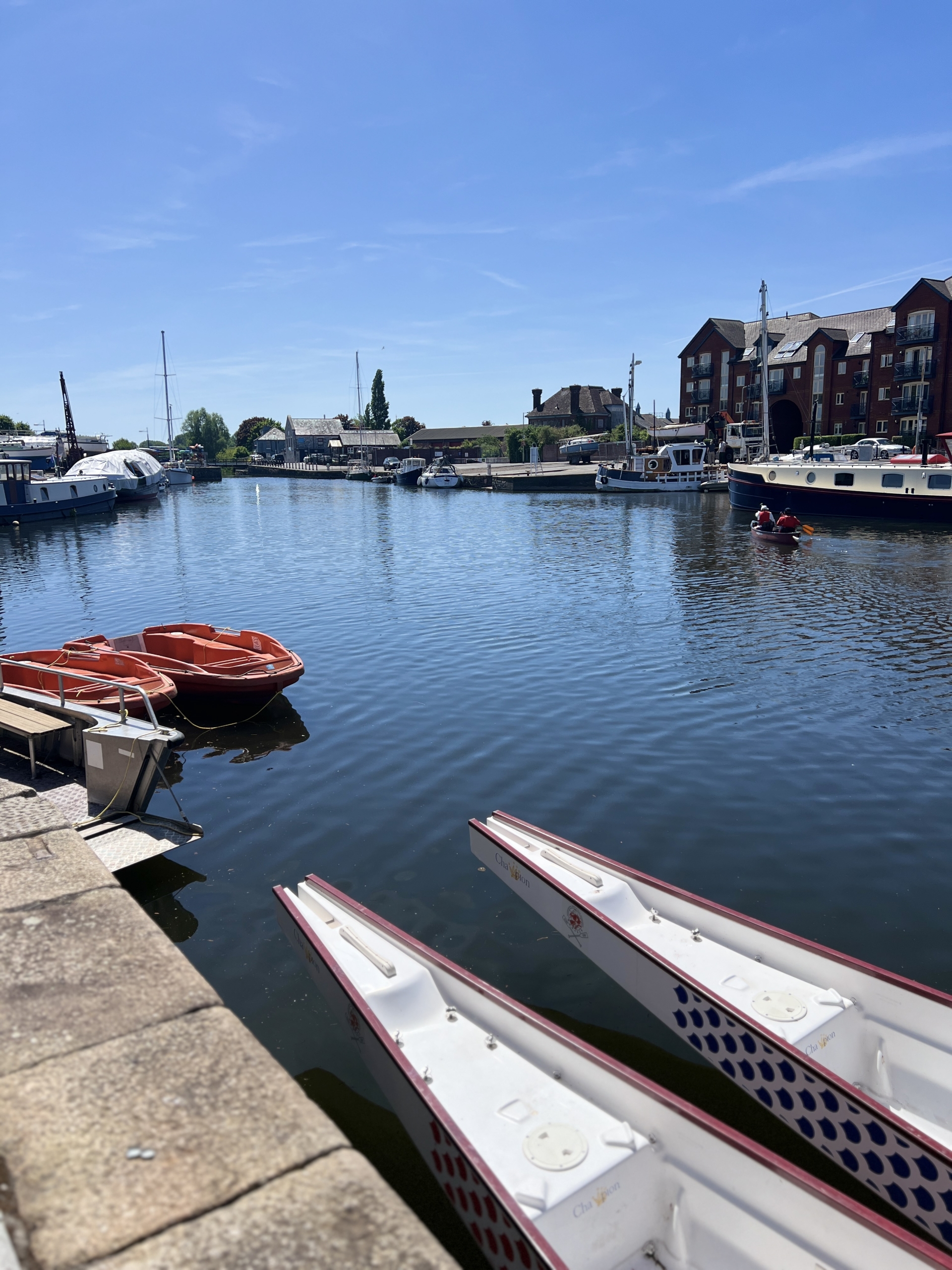 Boatyard bikes on Exeter Quay