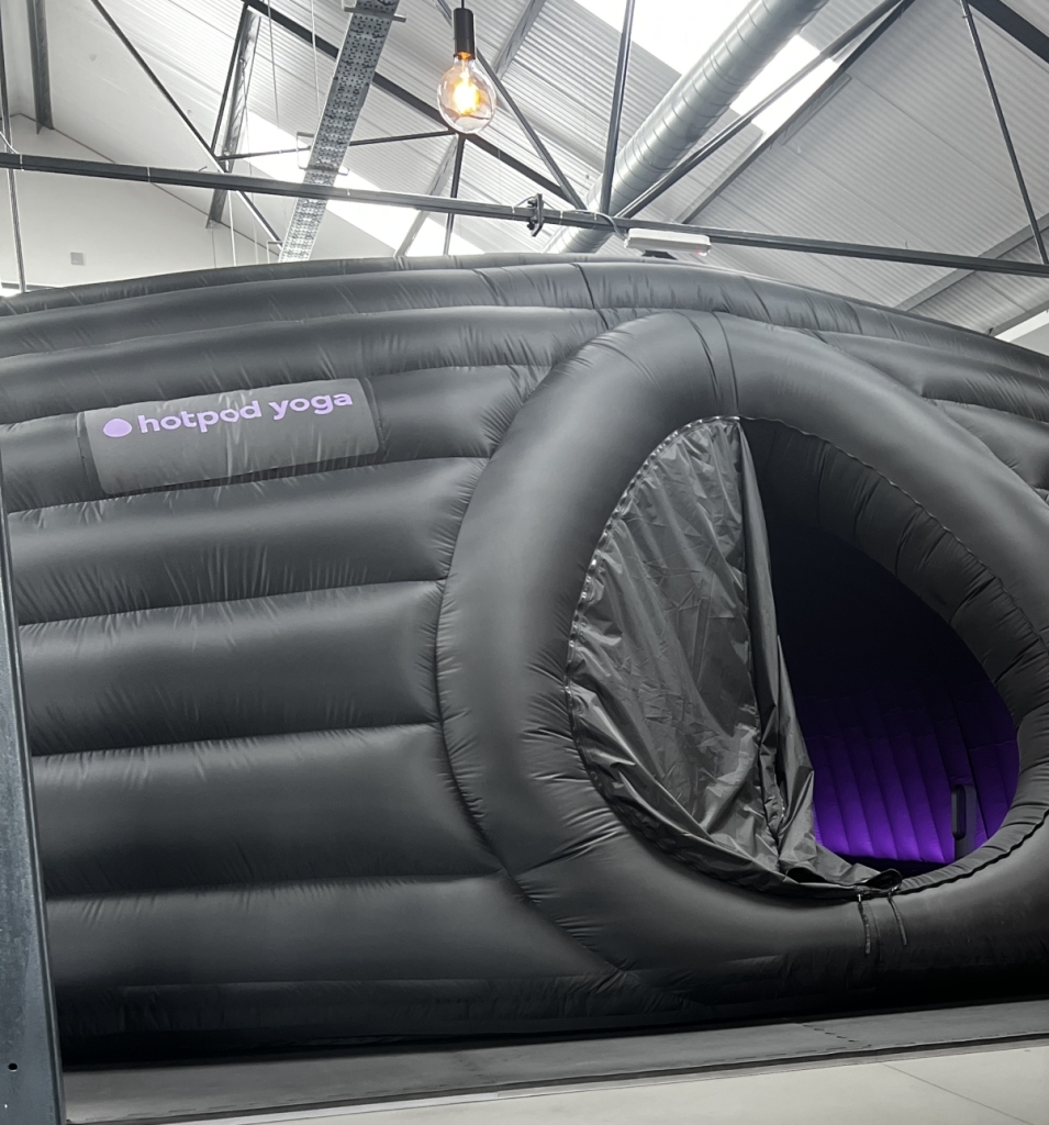 Hot yoga in Exeter at Hotpod Exeter