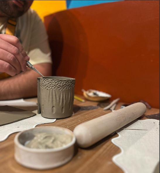 Pottery at jolly pottery, fore street, inexeter.